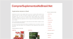Desktop Screenshot of comprarsuplementosnobrasil.net