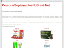 Tablet Screenshot of comprarsuplementosnobrasil.net